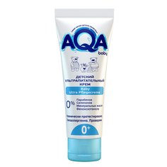 Крем AQA baby ультрапитательный детский, с рождения, 75 мл