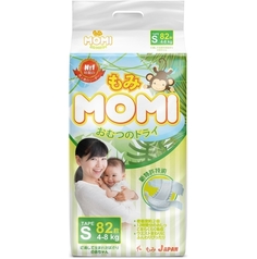 Подгузники Momi р. S (4-8 кг) шт.