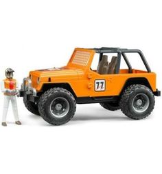 Внедорожник Bruder Jeep Cross Counrty Racer оранжевый