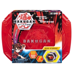 Набор игровой Bakugan с кейсом для хранения и фигуркой-трансформером