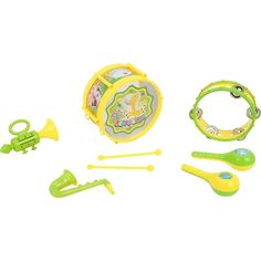 Набор музыкальных инструментов S+S Toys зеленый