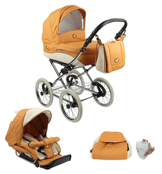 Коляска 2 в 1 Nastella Luxe кожа