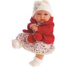 Кукла Juan Antonio Азалия в красном наряде 27 см
