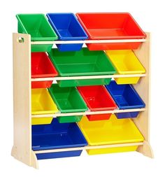 Система для хранения KidKraft с 12 контейнерами