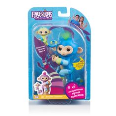 Интерактивная игрушка Fingerlings Обезьянка Билли с малышом 12 см