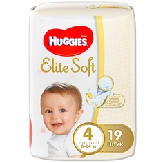 Подгузники Huggies Elite Soft 4 (8-14 кг) шт.
