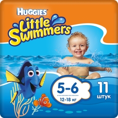 Трусики-подгузники для плавания Huggies Little Swimmers 5-6 (12-18 кг) шт.