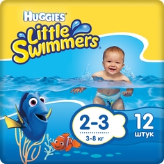 Трусики-подгузники для плавания Huggies Little Swimmers 2-3 (3-8 кг) шт.