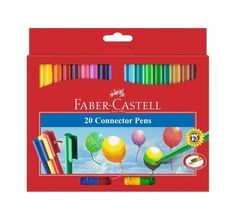 Набор фломастеров Faber-Castell с клипом 20 шт.