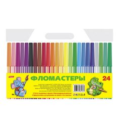 Набор фломастеров Hatber Игрушки-зверушки