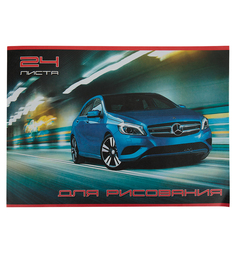 Альбом для рисования А4 24л Hatber Мотошоу