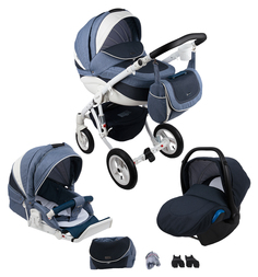 Коляска 3 в 1 Adamex Barletta New