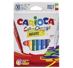 Фломастеры Carioca magic 18 цв. 10 шт.