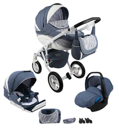 Коляска 3 в 1 Adamex Barletta New