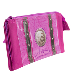 Пенал-косметичка Action Как приручить дракона-2 2 молнии 21х10 см Action!