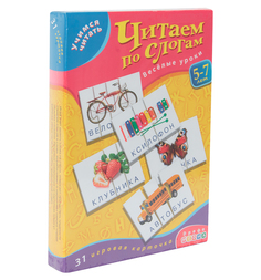 Настольная игра Дрофа Учимся читать Читаем по слогам