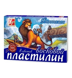 Пластилин восковой Луч Фантазия 8 цветов
