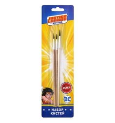 Набор кистей Action DC Comics белка №2 3 4 круглая Action!