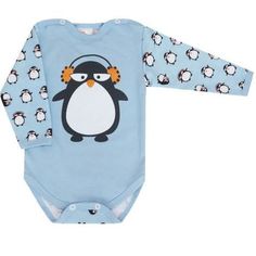 Боди Котмаркот Милые пингвины 1 месяц