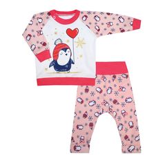 Комплект джемпер/ползунки Котмаркот Пингвинчики