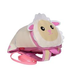 Детский рюкзак Grizzly бежевый с розовым