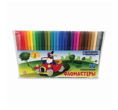 Фломастеры Centropen Пингвины 30 цв.