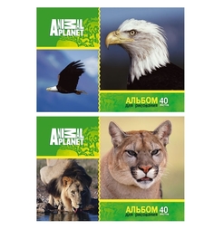 Альбом для рисования А4л Action Animal Planet Action!