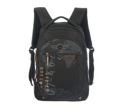 Рюкзак Grizzly цвет: черный 28х44х23 см