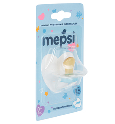 Соска-пустышка Mepsi Baby латекс, С 0 месяцев