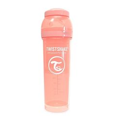 Бутылочка Twistshake для кормления антиколиковая пластик с рождения, 330 мл