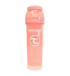 Бутылочка Twistshake для кормления антиколиковая пластик с рождения, 330 мл