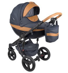 Коляска 3 в 1 Adamex Monte Carbon