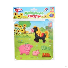 Магнитные пазлы Vladi Toys Ферма