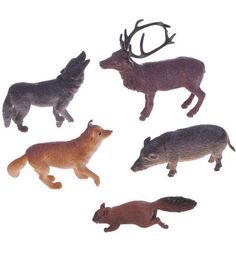 Игровой набор 1Toy В мире животных Дикие животные России