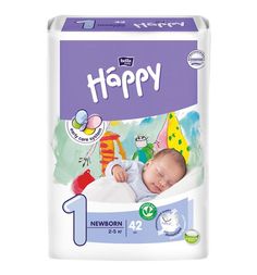 Подгузники Bella Baby Happy Newborn 1 (2-5 кг) шт.