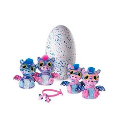 Интерактивная мягкая игрушка Hatchimals Близнецы
