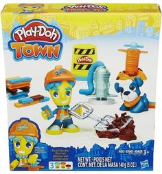Набор для лепки из пластилина Play-Doh Житель и питомец Road Worker