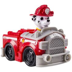 Машинка Paw Patrol классическая со щенком внутри Маршал