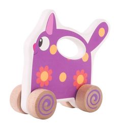 Каталка Деревяшки Кошечка Мяу