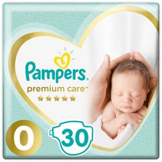 Подгузники Pampers Premium Care 0 размер (1.5-2.5 кг) шт.