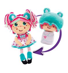Кукла Вывернушки 1Toy Девчушка-вывернушка Надюшка 38 см