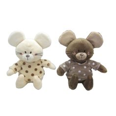 Мягкая игрушка Fluffy Family Мышонок Мики-горошинка 15 см