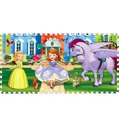 Коврик-пазл Играем Вместе София прекрасная (8 дет.) 126 х 63 см