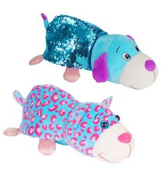 Мягкая игрушка Вывернушки 1Toy Блеск Котик-Щенок 30 см