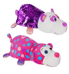 Мягкая игрушка Вывернушки 1Toy Блеск Панда-Обезьяна 30 см