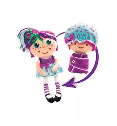 Кукла Вывернушки 1Toy Девчушка-вывернушка Варюшка 38 см