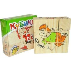 Кубики Томик Герои сказок (9 штук)
