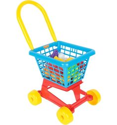 Игровой набор Полесье Тележка Supermarket с набором продуктов