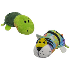 Мягкая игрушка 1Toy Вывернушка Тигр-черепаха 12 см