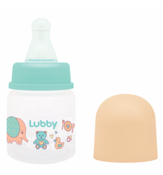 Бутылочка Lubby Малыши и Малышки с соской полипропилен с рождения, 60 мл